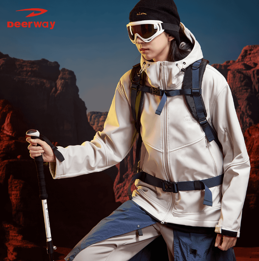 【A】K總強推Deerway/德尔惠【超柔短绒】男女同款秋冬加绒软壳外套！